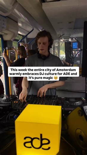 DJ Lovers Club on Instagram: "Amsterdam literally gets TAKEN OVER by DJ culture for an entire week and it’s honestly the most magical week of the year ❤️ Will never miss this in my entire life 🗣️ Just a casual @marsolomusic pop up on public transportation here 🤣🔥 🎯 Follow @djloversclub for more DJ & Dance Music Content! 📲 DM us ‘CLUB’ to sign up for the latest Giveaways, New Music, Dance Music News and more! Via TT: Johansharma_ . #djculture #ade #amsterdamdanceevent #djloversclub"
