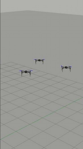 Multiple Drone control #gazebo #swarm #drone #ros #ardupilot #simulation #mavros #dronekit