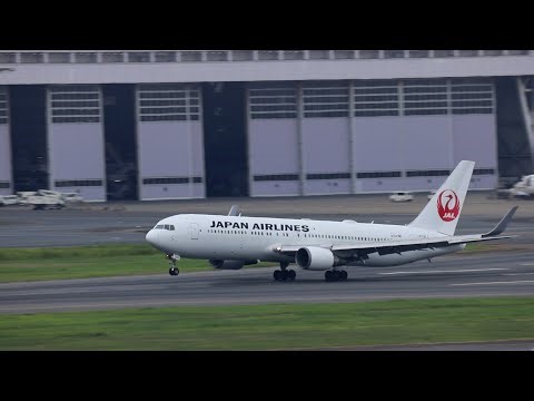 ４Ｋ ５機のＢ７６７ランディング 羽田空港 Five B767s landing at Haneda Airport