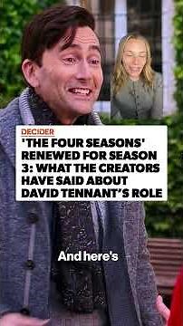 Viewers Should Expect More David Tennant In 'The Four Seasons' Season 3 #shorts