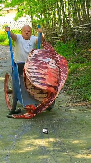 Turning Discarded Beef Rib Bones Into a Flavorful Village Feast! 🍖🔥 #cookingvideo #comedyshorts