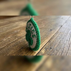 Custom Crochet Basketball Keychain, Team Color Bag Charm - Etsy