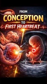 Baby ka Heartbeat kab start hota hai? 😱 Full Journey Explained #Shorts
