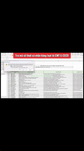 TRA MST CÁ NHÂN HÀNG LOẠT TỪ CMT và CCC..D. Sắp đến kỳ quyết toán thuế TNCN, việc kiểm tra: • Cá nhân đã có MST hay chưa • Cá nhân cần đăng ký mới hay cập nhật thông tin từ giấy tờ cũ sang giấy tờ mới 👉 Nếu làm thủ công từng người sẽ rất tốn thời gian và dễ sót. 💡 Giải pháp: sử dụng ngay Taxbot Taxbot hỗ trợ tra cứu HÀNG LOẠT: ✔️ Tra cứu MST cá nhân từ thông tin giấy tờ cũ để kiểm tra đã đăng ký MST hay chưa ✔️ Tra cứu MST người phụ thuộc ✔️ Tra cứu MST doanh nghiệp ✔️ Tra cứu MST hộ kinh doan