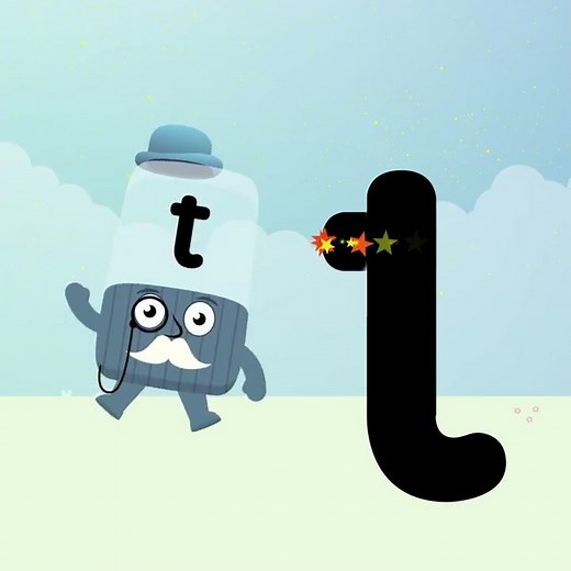 ‪@officialalphablocks‬ - Learn How to Write the Letter T | Straight Line | How to Write App