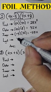 MATH REVIEW: Find the Product of each pair of Polynomials. #FOILMETHOD | Mathematics Tutorial