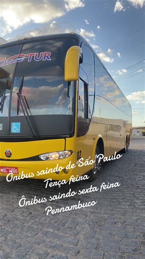 Ônibus saindo toda semana