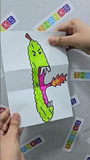 easy paper dragon craft ideas/ paper craft activity #craft #papercraft #dragon #kids #shorts #viral