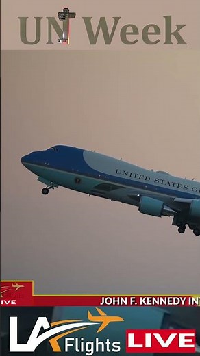 AIR FORCE 1 SURPRISE TAKE-OFF!