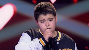 His reaction when they turn 🥹 #BlindAuditions #TheVoiceKids | Best of The Voice Kids