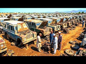 Pakistani Workshop Transforms Totally Damaged Jeep into a Cool Vehicle part 2 - @Pakistani-Hands