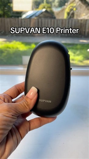 SUPVAN E10 Bluetooth Label Maker Review | Compact Inkless Label Maker