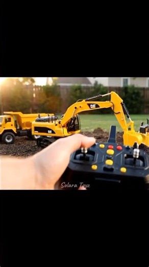 RC Construction Toys Working Together – Excavator, Bulldozer & Truck