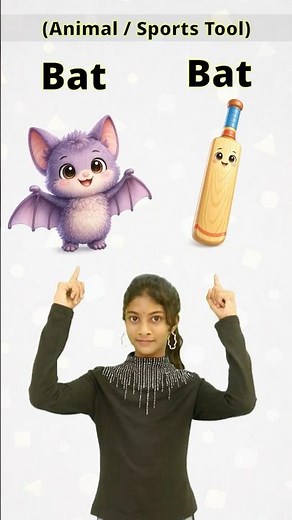 Learn 10 Homonyms for Kids 🎈💅🏻 | English Learning with Cartoon Animation