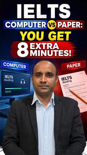 IELTS Computer vs Paper: You Get 8 Extra Minutes! 🤯