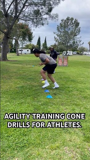 Agility Training Cone Drills for athletes! Quick feet training