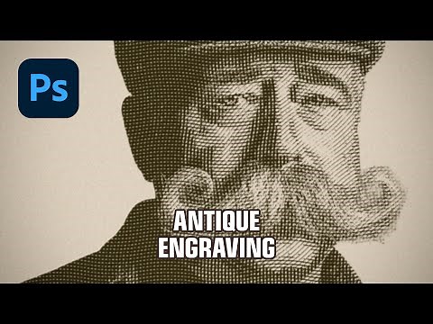 Turn a photo into an illustration! Antique Engraving effects in Photoshop 2022
