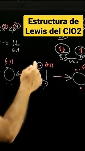 Estructura de Lewis del Clo2 dioxido de cloro e hibridacion