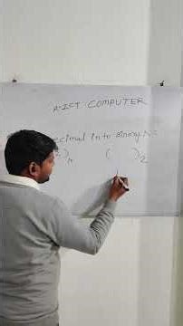 Convert decimal numbers into binary numbers