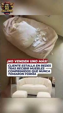 Una cliente denunció una presunta publicidad engañosa tras comprar un juego de muebles.
