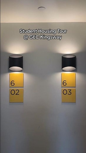 Student Housing Tour at our new GEC Kingsway apartments ✨ #realestate #studenthousing #international