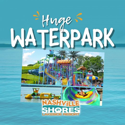 Make your RV adventure unforgettable at Nashville Shores Lakeside Resort! We’ve got the full hook up with lakefront sites and waterpark and zip lining adventures just minutes from the heart of Nashville. | Nashville Shores
