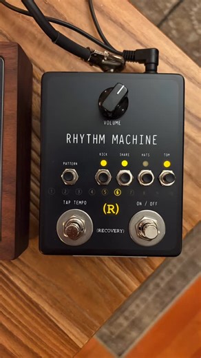 Meet the Rhythm Machine ~ Your New Rhythm Partner 論 Our newest pedal brings the classic sound and feel of vintage analog drum machines to your pedalboard. Compact, reliable, and full of retro rhythm, it’s perfect for live performance, recording, or solo practice. RHYTHM MACHINE presale is live ~ $199 (regular $229). | Recovery Effects | Facebook
