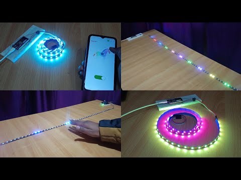 Multiple ideas for neopixel LED || WS2812B NEOPIXEL ||‪@Praveen_D_N‬