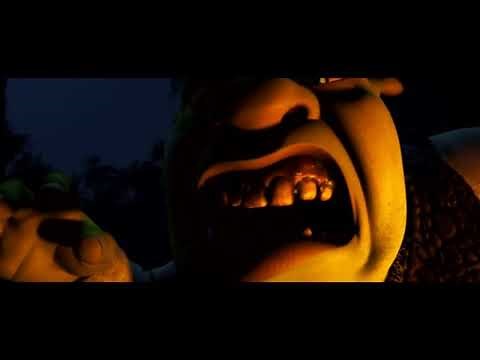 Shrek Shouting and Roaring (Reversed Backwards)
