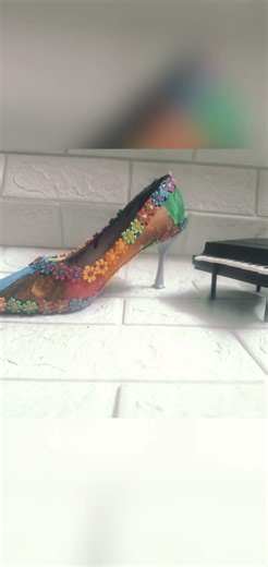 Fun & functional- Transformation, Reconstruction, Restoration, Upcycling, DIY, stilettos heels pumps