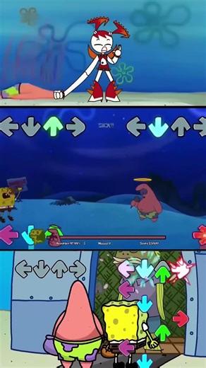 FNF Chocolate vs Partrick Star Friday Night Funkin Mobile Game -Spongebob #fnf