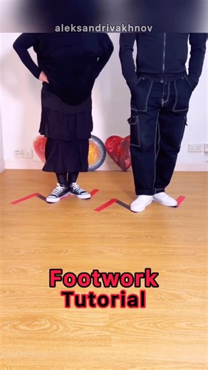 Basic Footwork Tutorial | Shuffle + Hiphop for Beginners