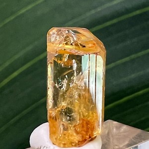 Imperial Topaz Crystal From Zambia • 8 Carats Clean Termination Uncut Unpolished From Karengarenge Village Zambian Africa - Etsy