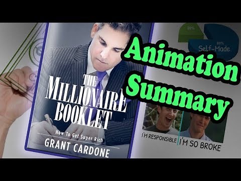 "Millionaire Booklet: How to Get Super Rich" by Grant Cardone | Book Summary Animation