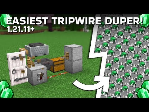 Minecraft BEST Tripwire Hook And Emerald Farm 1.21.1