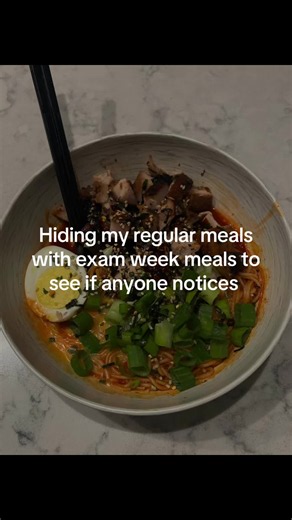 Hiding Regular Meals as 'Exam Week' Food: Taste Test Reaction