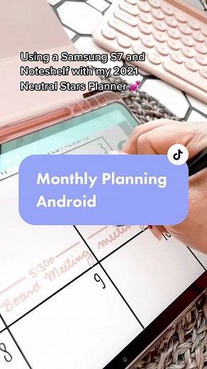 Digital Planning on Android: Samsung, Huawei, and Monthly Planner
