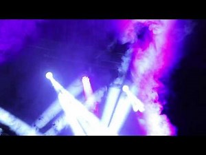 Party disco lights in fog - HD stock footage #51