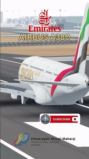 Emirates Airbus A380 Landing at Mumbai Airport in Infinite Flight