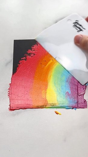A satisfying compilation of my favorite cardmaking moments using my PASTE TOOL SET!🙌🏻 This tool set comes with a palette knife and scraper tool to give incredible stenciling results. Apply paste onto the stencil and smooth it down using the large scraper tool. This helps get perfectly smooth and even coverage through your stencil with minimal effort. It has been an absolute game-changer for me when stenciling with Lunar Paste and Solar Paste!❤️✨ #asmr #asmrsounds #craft #cardmaking #stencilart