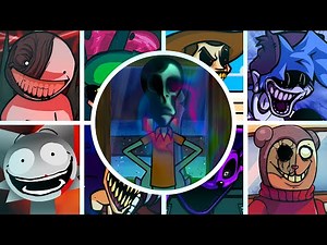 SURROGATE but Every Turn a Different Character Sings🎙 (FNF Mistful Crimson Morning)