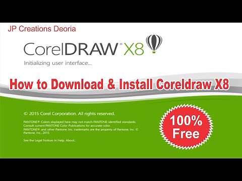 How to Download & Install Coreldraw X8 with Keygen | Coreldraw X8 Install Kaise Kare Windows 11