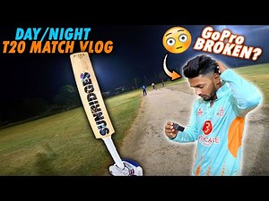 140+ KMPH Ball Hit On My GoPro?😰|| Day Night T20 Match Vlog 😍 || Match Winning Knock 🔥