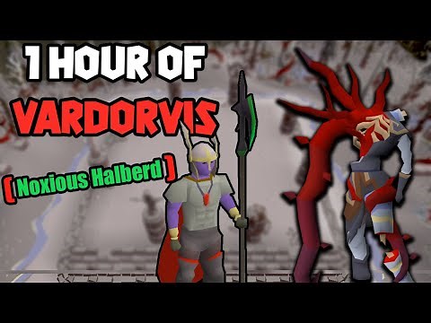1 Hour of Vardorvis (Noxious Halberd) | OSRS Vardorvis Examples