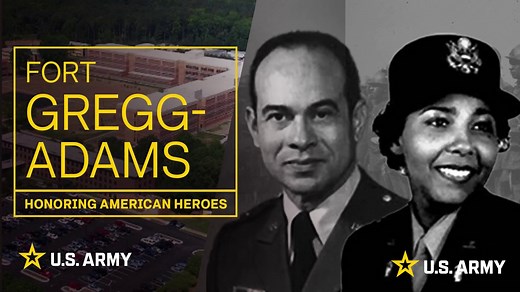14K views · 567 reactions | Today is the redesignation for Fort Lee, Va. The base will eventually be known as Fort Gregg-Adams to honor two Soldiers for #MakingaDifference, and this video is a brief background of their accomplishments and contributions to the #USArmy.  by U.S. Army | U.S. Army | Facebook