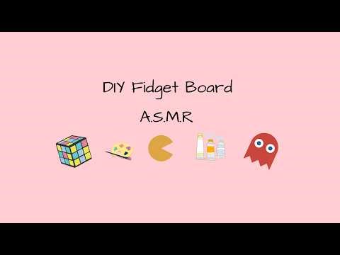 DIY fidget board ASMR 🤍