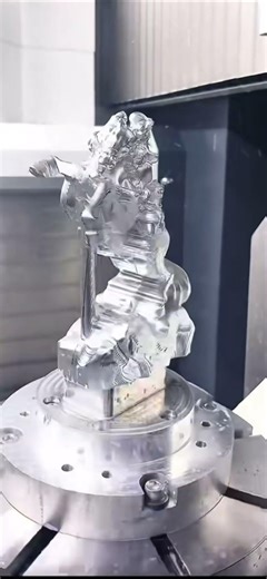 Extreme 5-Axis CNC Machining: Crafting a Metal "God of War" Guan Yu Statue