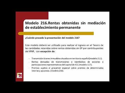 Modelo 216 Retención no residentes (umh1431sp 2017-18)