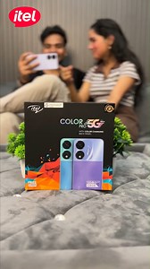 2.7K views · 32 reactions | Experience the ultimate in smartphone technology with the itel ColorPro 5G! Enjoy seamless 5G++ speed that keeps your movie marathons uninterrupted while others lag behind. Stay ahead with the color-changing IVCO technology and other trendy features. Discover it now for just Rs 9,999! Check the link in my bio or visit retail outlets near you to get the best offers. #BeUnstoppable #ColorPro5G #IVCO #itelSmartphone #5G++ | itel | Facebook