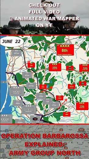 WW2 Explained: Army Group North Begins Its Brutal Drive to Leningrad #ww2 #worldwar2 #historyshorts